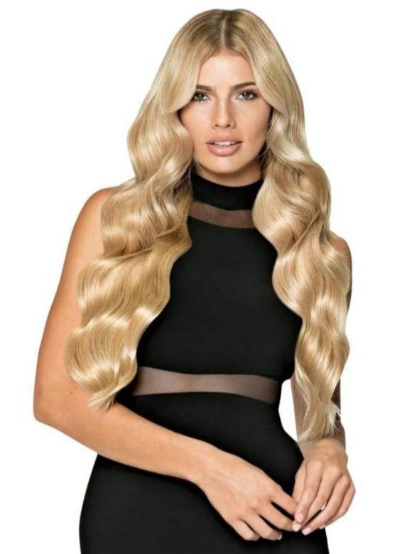 Layered Halo® Extension - 14/24 | Light Warm Blonde with Highlights